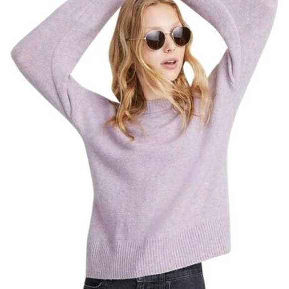 Madewell Sweaters - Madewell Brownstone Pullover Sweater In Heather Lilac Size Medium